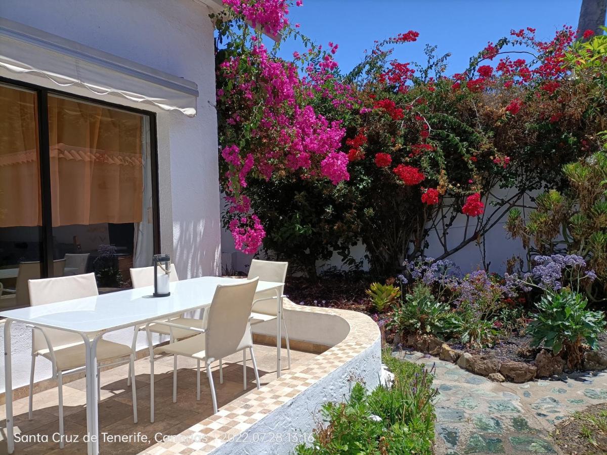 Schöne Wohnung in Puerto de la Cruz mit Garten. Exterior foto